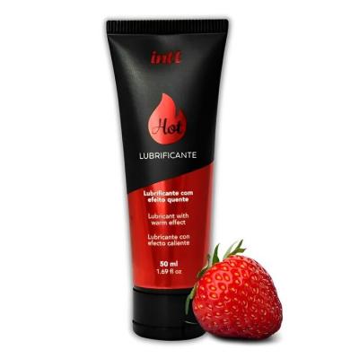 INTT Water Based Lubricant With Strawberry And Warm Effect 50ml/1.69oz