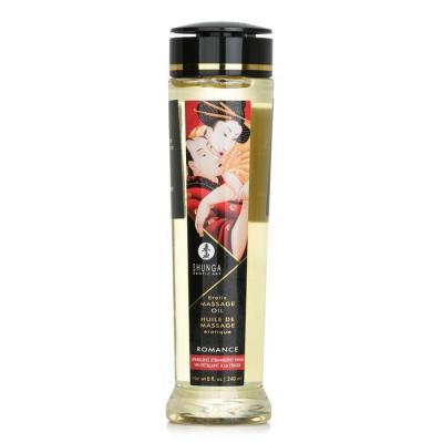 SHUNGA Erotic Massage Oil - Romance/Sparkling Strawberry Wine 240ml/8oz