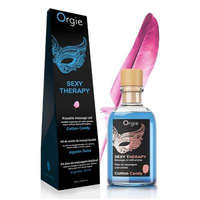 ORGIE Lips Massage Kit Cotton Candy Kissable Massage Oil 100ml/3.38oz