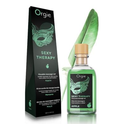 ORGIE Lips Massage Kit Apple Kissable Massage Oil 100ml/3.38oz