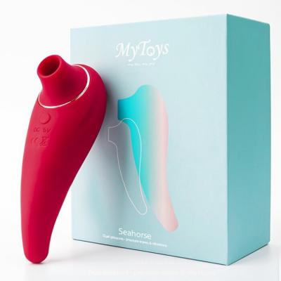 Mytoys Small Seahorse Clitoral Stimulate Vibrator - # Red 1pc
