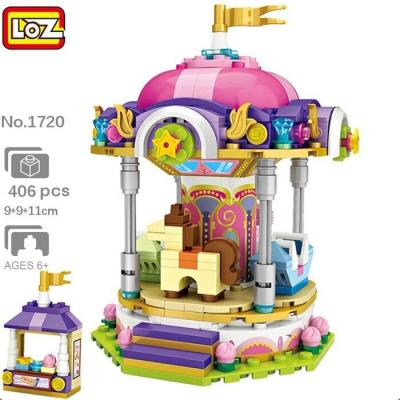 LOZ Dream Amusement Park Series - Carousel Building Bricks Set 13.5 x 18 x 8cm