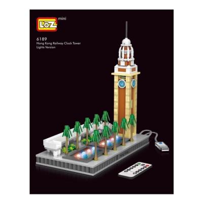 LOZ Creator - Hong Kong Clock Tower Building Bricks Set 40 x 28 x 6cm