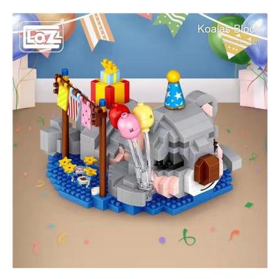 LOZ Mini Blocks - Birthday Koala Building Bricks Set 11 x 11 x 11cm