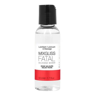 MIXGLISS Fatal 2 in 1 Silicone Based Lubricant & Massage - Velvet Rose 50ml / 1.7oz