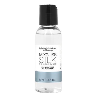 MIXGLISS Silk 2 in 1 Silicone Based Lubricant & Massage - Silk Flower 50ml / 1.7oz