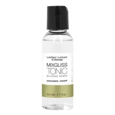 MIXGLISS Tonic 2 in 1 Silicone Based Lubricant & Massage - Ginger 50ml / 1.7oz