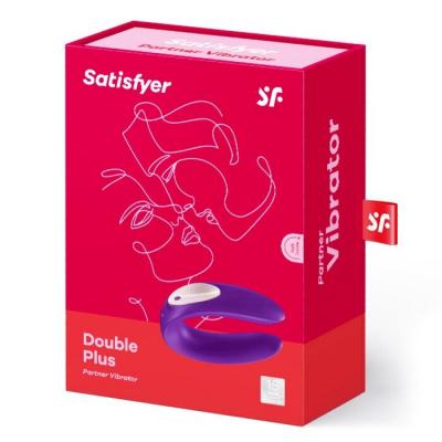 Satisfyer Double Plus Partner Vibrator 1pc