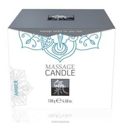 SHIATSU Massage Candle - Amber 130g / 4.58oz