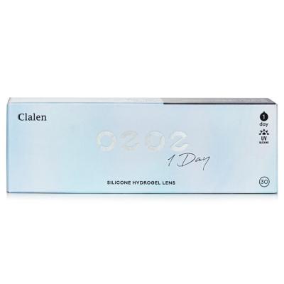 Clalen 1 Day O2O2 Clear Contact Lenses - -1.00 30pcs