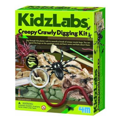 4M KidzLabs/Creepy Crawly Digging Kit 22x17x6cm