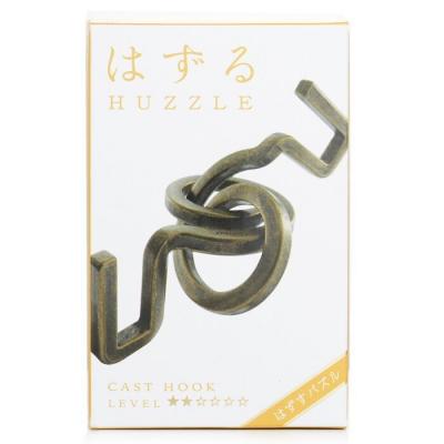 Broadway Toys Hanayama | Hexagon Hanayama Metal Brainteaser Puzzle Hook Rated Level 1 75*119*45 mm