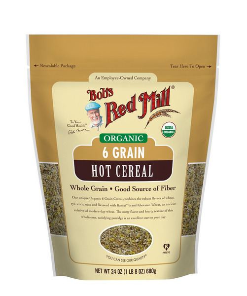 Bob's Red Mill Organic 6 Grain Right Stuff Hot Cereal 680g