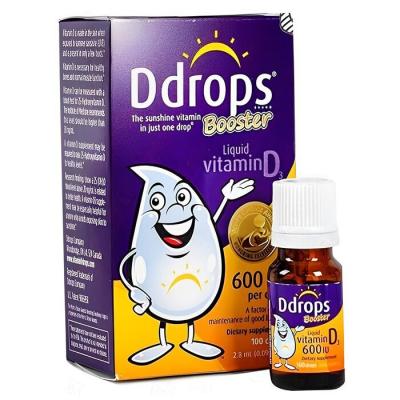 Baby DDrops Baby DDdrops Purple liquid vitamin D3 600 international units - 100 drops (2.8 ml) 2.8ml