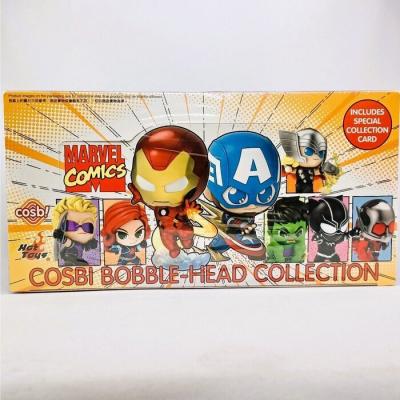Hot Toys Avengers Cosbi Bobble-Head Collection (Case of 8 Blind Boxes) 29x22x12cm