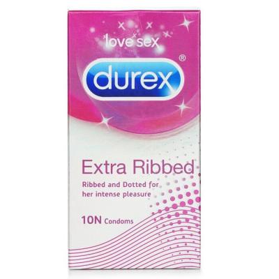 Durex Extra Ribbed Condoms 10pcs 10pcs/box