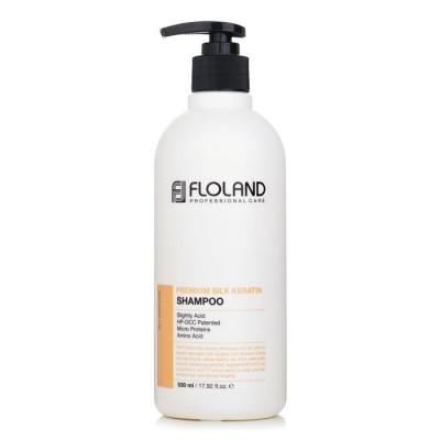 Floland Premium Silk Keratin Shampoo (Exp. Date 18 Jan 2026) 530ml/17.92oz