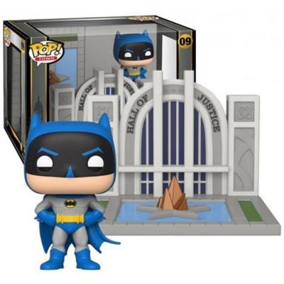Funko POP Towns: Batman 80th - Hall of Justice w/Batman Toy Figures 21x26x15cm