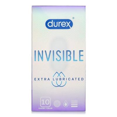 Durex Invisible Extra Lubricated Condoms 10pcs 10pcs/box