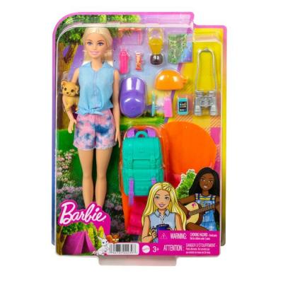 Barbie Doll and Camping Accessories 23x6x32cm