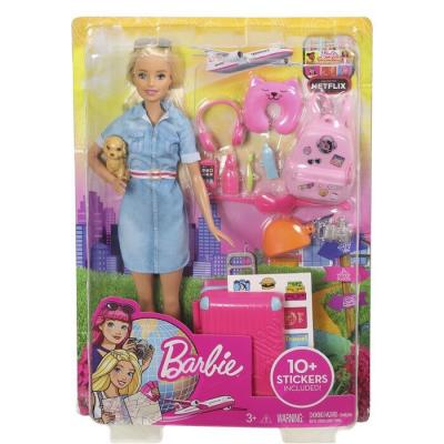 Barbie Dreamhouse Adventures Doll & Accessories, Travel Set 6x23x32cm
