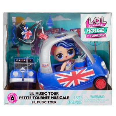 L.O.L. Surprise HOS Furniture Playset with Doll - LIL Music Tour 10x17x15cm