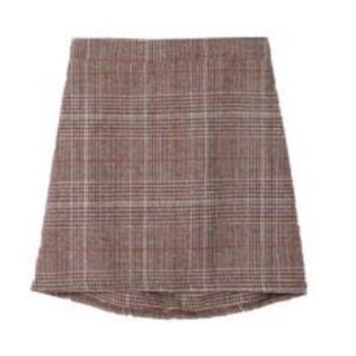 Trendywhere Check Wool Mini Skirt Free (XS-M)
