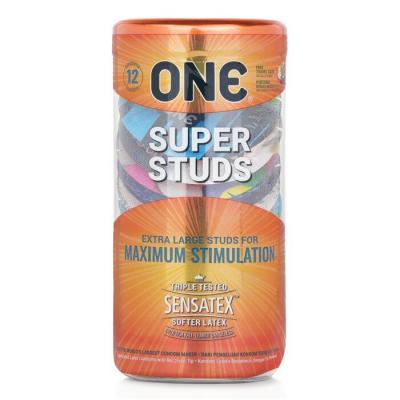 One Super Studs Condom 12pcs 12pcs/box