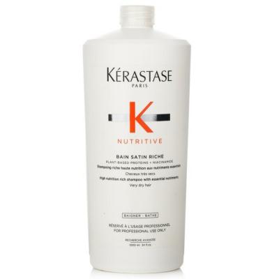 Kerastase Nutritive Bain Satin Riche High Nutrition Rich Shampoo With Essential Nutriments (Very Dry Hair) 1000ml/34oz