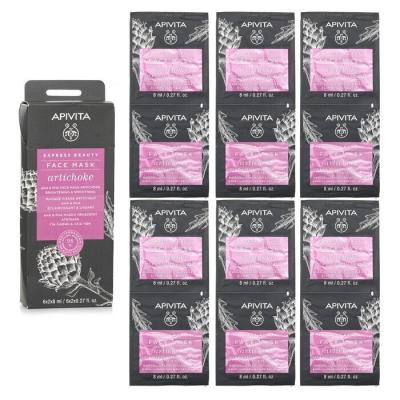 Apivita Express Beauty Face Mask With Artichoke AHA & PHA - Brightening & Smoothing 6x(2x8ml) Apivita Express Beauty Face Mask With Artichoke AHA & PHA - Brightening & Smoothing 6x(2x8ml)