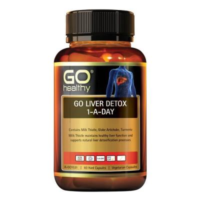 [Authorized Sales Agent] GO Healthy GO Liver Detox 1-A-Day - 60 VegeCapsules 60pcs/box