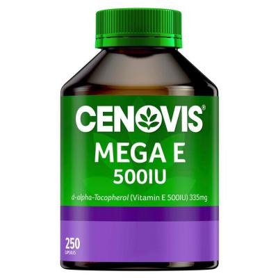 [Authorized Sales Agent] Cenovis MEGA E 500mg - 250 Capsules 250pcs/box