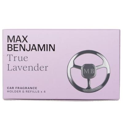 Max Benjamin Car Fragrance Gift Set - True Lavender 4pcs