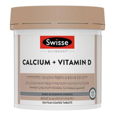 Swisse Ultiboost Calcium + Vitamin D 150 Tablets [Parallel Import] 150 Tablets
