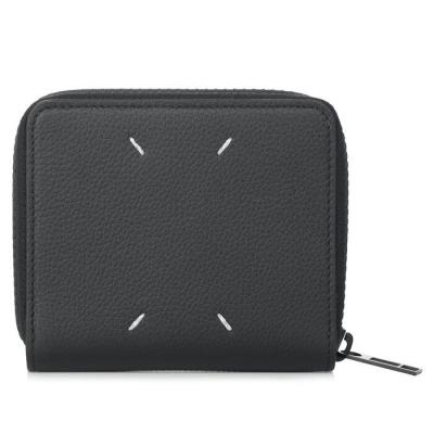 Maison Margiela Zip-around compact wallet Black