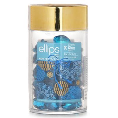 Ellips Hair Vitamin Heat Protection Oil - Pure Natura (Blue) 50capsules x1ml