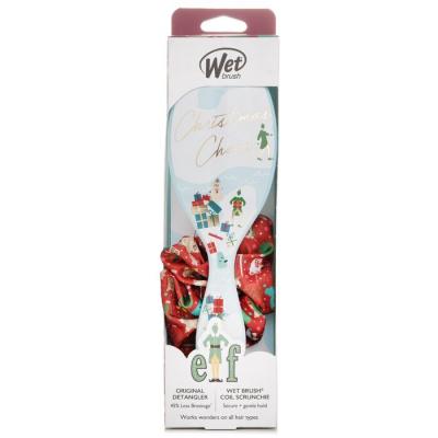 Wet Brush Original Detangler Elf + Scrunchie Hair Brush 1pc