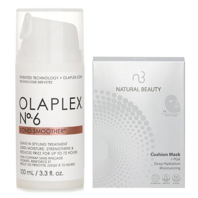 Olaplex No. 6 Bond Smoother 100ml X Natural Beauty r-PGA Deep Hydration Moisturizing Cushion Mask (Exp.13 Apr 2026) 6x 20ml 2pcs