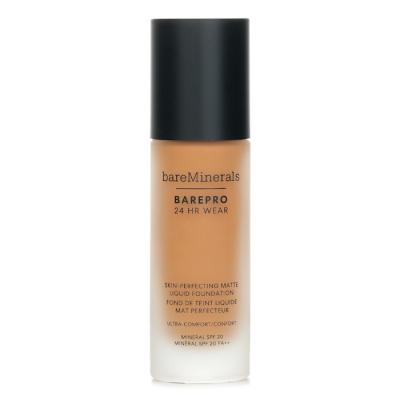 BareMinerals BAREPRO 24HR WEAR Skin Perfecting Matte Liquid Foundation Mineral SPF 20 - # Medium 37 Warm 30ml/1oz