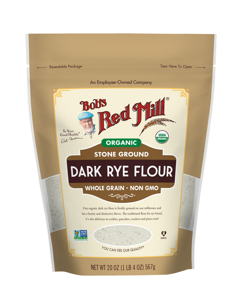 Bob's Red Mill Organic Dark Rye Flour 4x 567g