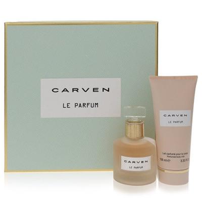 Carven Carven Le Parfum Gift Set - Eau De Parfum Spray + 3.4 oz Body Milk
