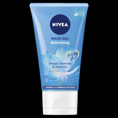 Nivea Refreshing Face Wash Gel Cleanser with Lotus Flower 150ml