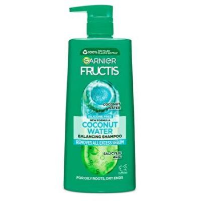 Garnier Fructis Coconut Water Shampoo 850ml For Oily Roots Dry Ends