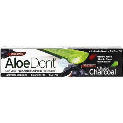 Toothpaste Fluoride Free Triple Action Charcoal 100ml