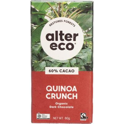 Chocolate Organic Dark Quinoa Crunch 12x80g