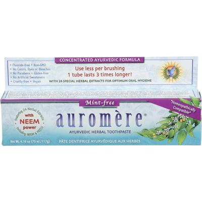 Toothpaste Ayurvedic Mint Free Fluoride Free 6x117g