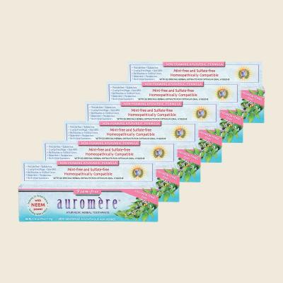 Toothpaste Ayurvedic Cardamom Fennel Fluoride Free 6x117g