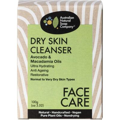 Face Care Dry Skin Cleanser Avocado & Macadamia Oils 100g