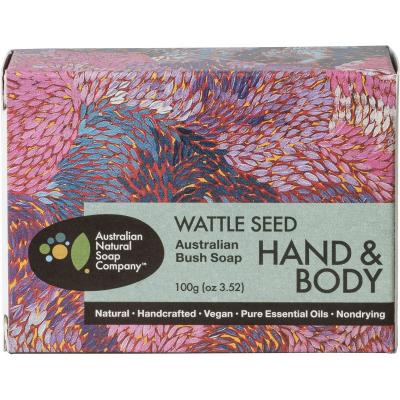 Hand & Body Australian Bush Soap Wattle Seed 100g
