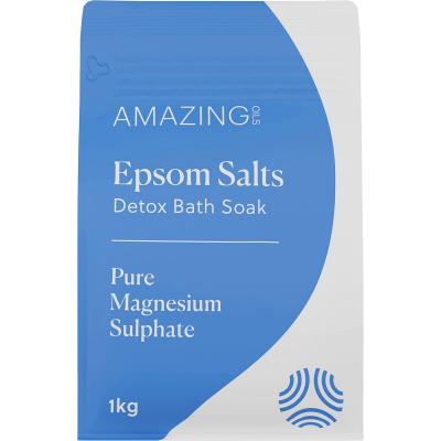 Epsom Salts Detox Bath Soak Pure Magnesium Sulphate 1kg